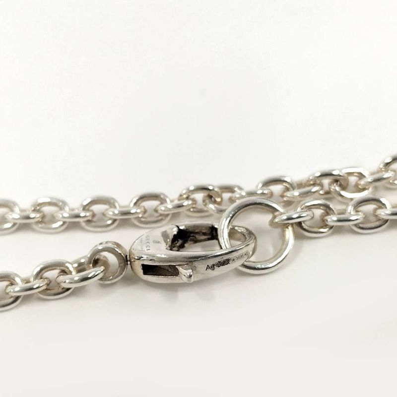 Gucci Interlocking Necklace Silver