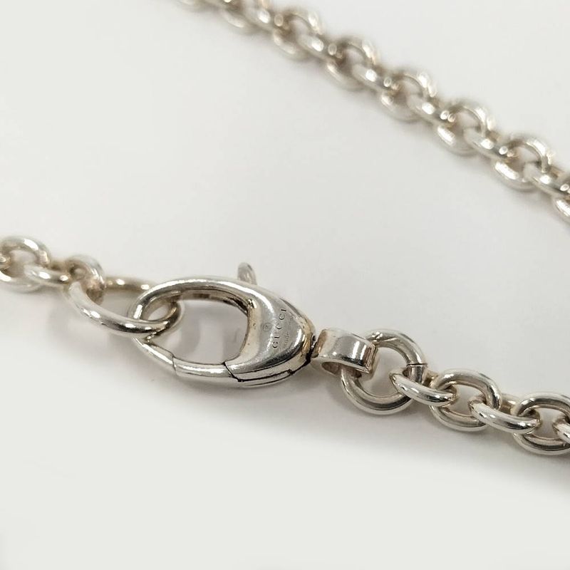 Gucci Interlocking Necklace Silver