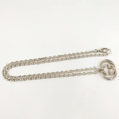 Gucci Interlocking Necklace Silver