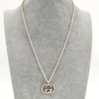 Gucci Interlocking Necklace Silver