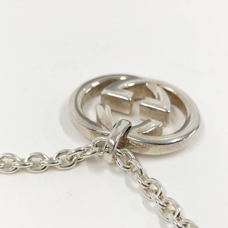 Gucci Interlocking Necklace Silver