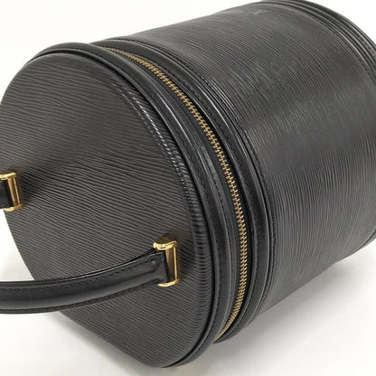 Louis Vuitton Cannes Handbag Vanity Bag Epi Noir Black