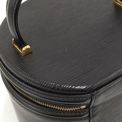 Louis Vuitton Cannes Handbag Vanity Bag Epi Noir Black