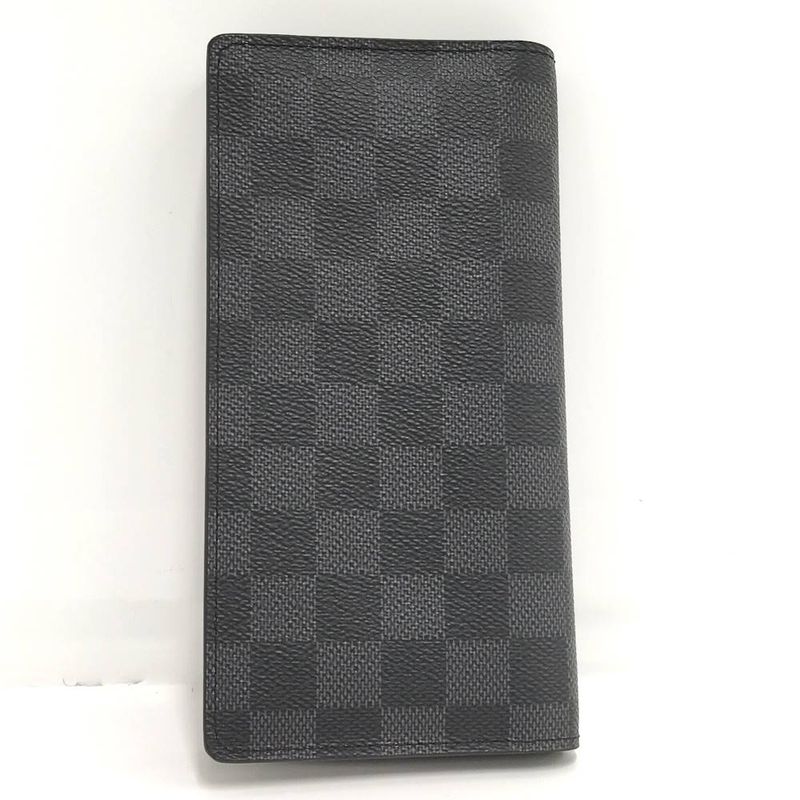 Louis Vuitton Portefeuille Brother Wallet Damier Graphite Black