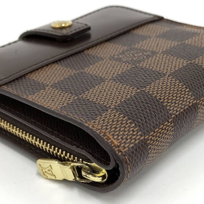 Louis Vuitton Compact Zip Bifold Wallet Damier Ebene