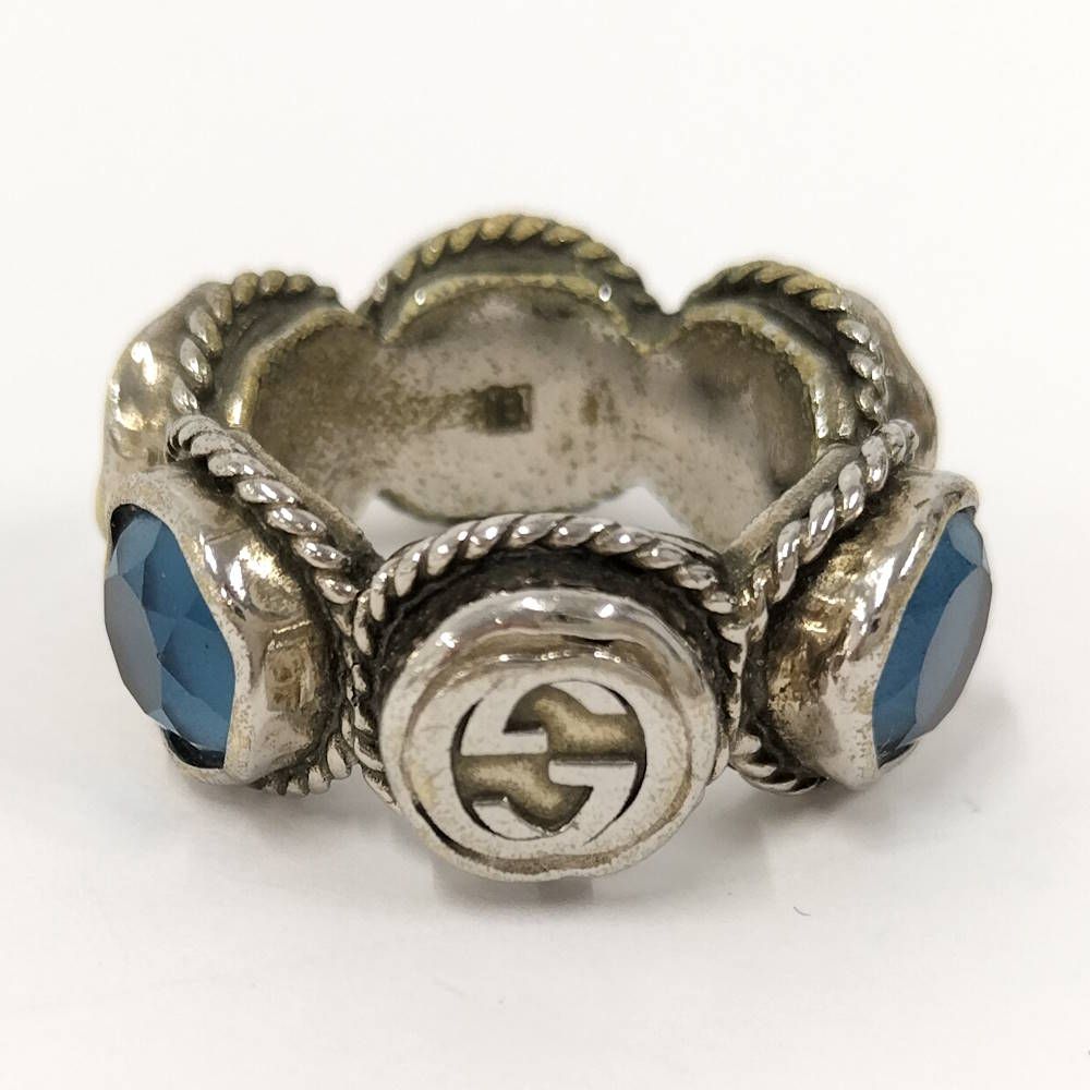 Gucci Ring Interlocking Plated Silver