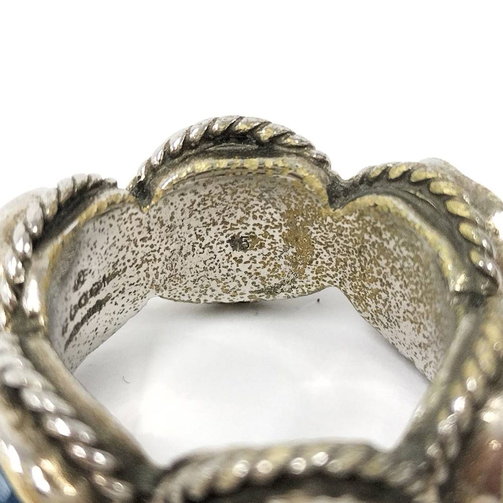 Gucci Ring Interlocking Plated Silver