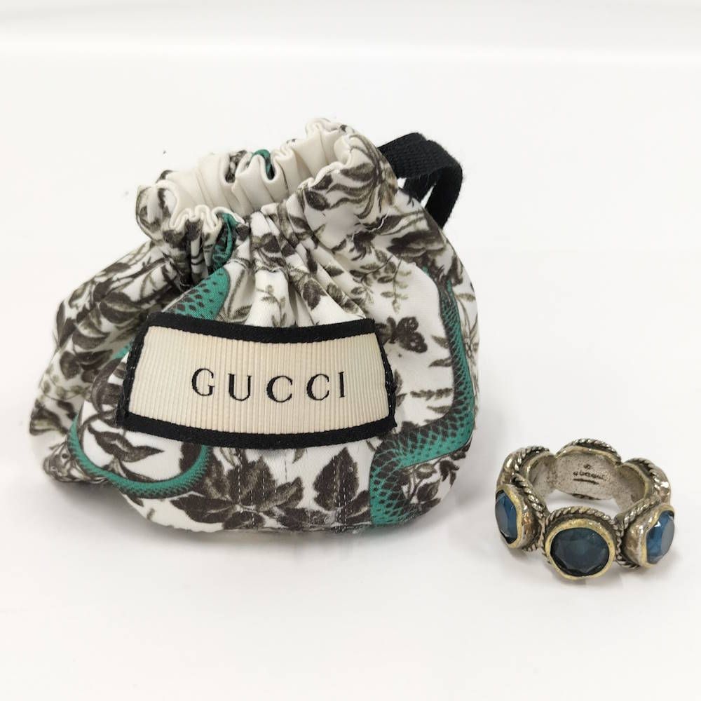 Gucci Ring Interlocking Plated Silver
