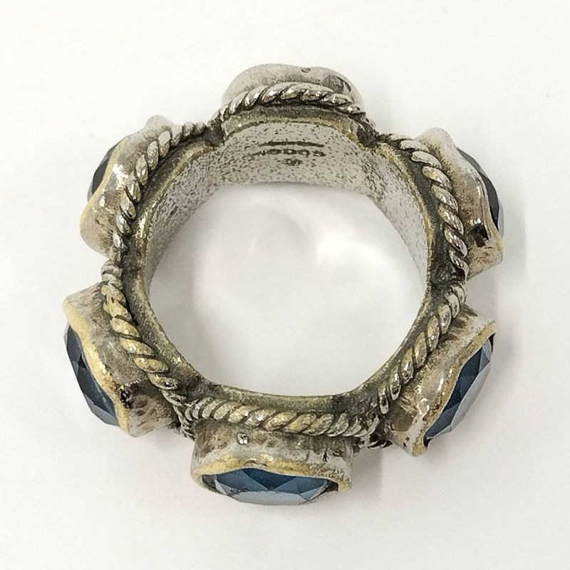 Gucci Ring Interlocking Plated Silver