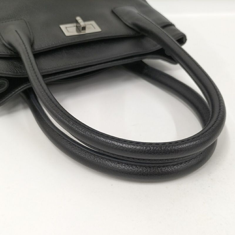 Chanel Executive Tote Handbag 2.55 Lambskin Black
