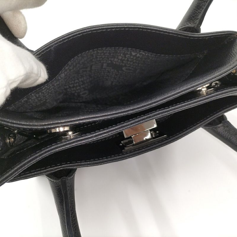 Chanel Executive Tote Handbag 2.55 Lambskin Black