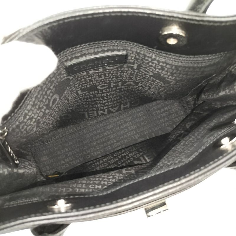 Chanel Executive Tote Handbag 2.55 Lambskin Black