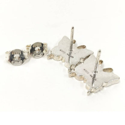 Gucci Earrings Butterfly Silver