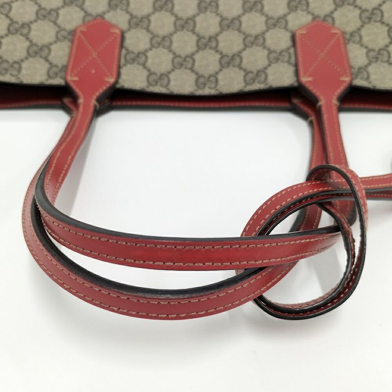 Gucci Reversible Tote GG Supreme Beige