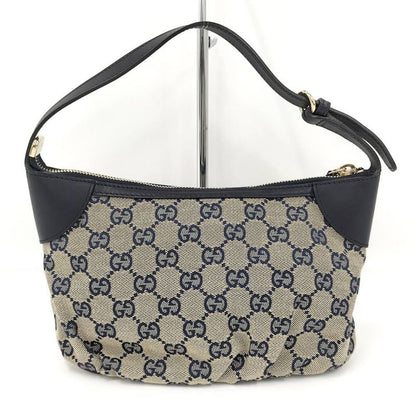 Gucci Pouch GG Canvas Leather Navy