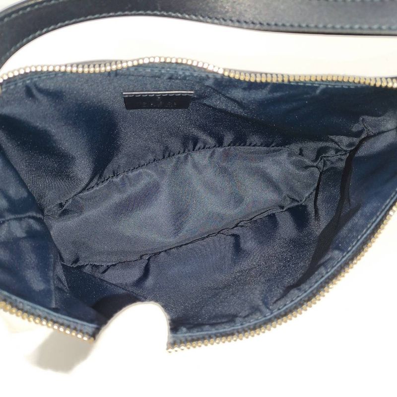 Gucci Pouch GG Canvas Leather Navy