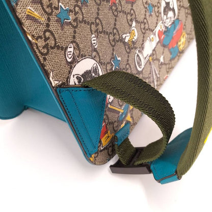 Gucci Backpack Sac Children's GG Supreme Gray Blue