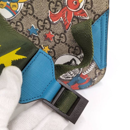 Gucci Backpack Sac Children's GG Supreme Gray Blue