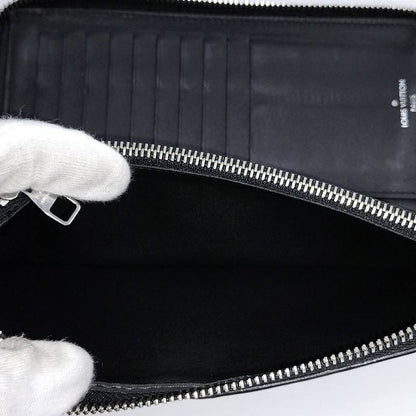 Louis Vuitton Zippy Wallet Vertical Zip Around LV Circle Taurillon Leather