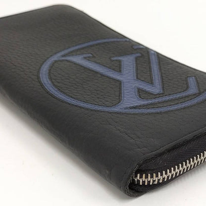 Louis Vuitton Zippy Wallet Vertical Zip Around LV Circle Taurillon Leather