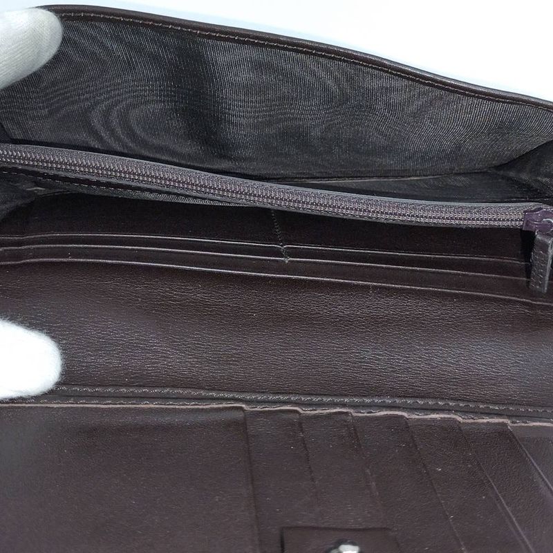 Gucci Bifold Wallet Guccissima Leather Dark Brown