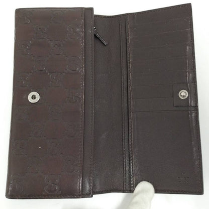Gucci Bifold Wallet Guccissima Leather Dark Brown