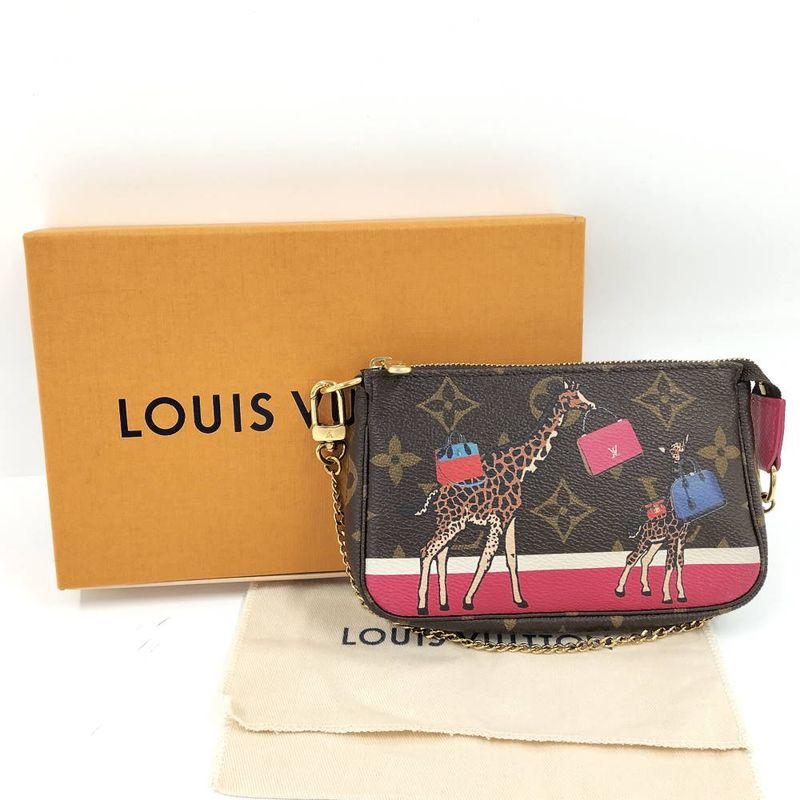 Louis Vuitton Mini Pochette Pouch Monogram Kirin