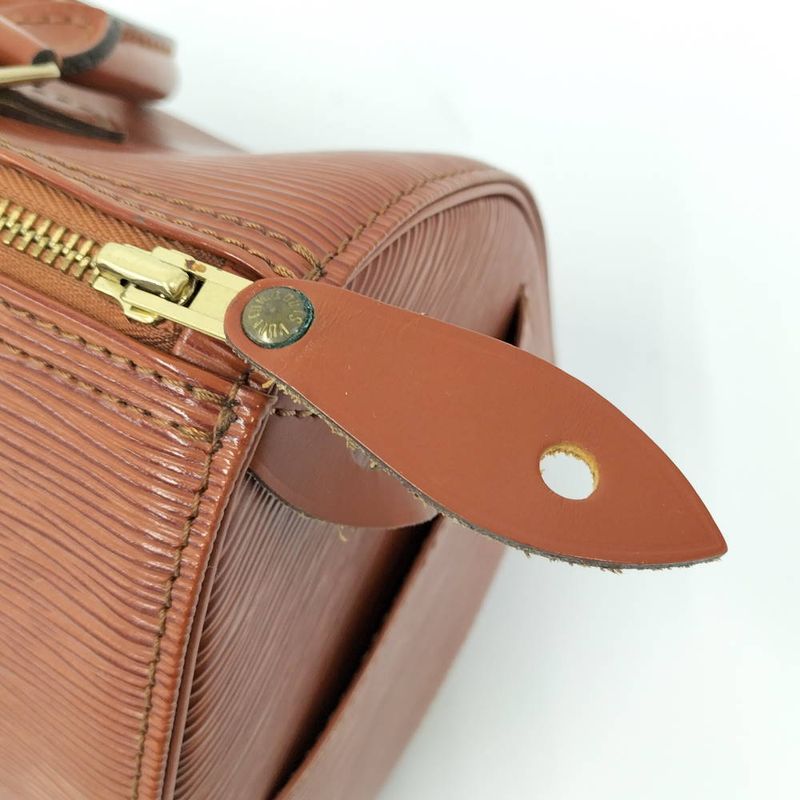 Louis Vuitton Speedy 25 Handbag Epi Kenya Brown