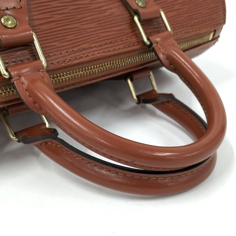 Louis Vuitton Speedy 25 Handbag Epi Kenya Brown