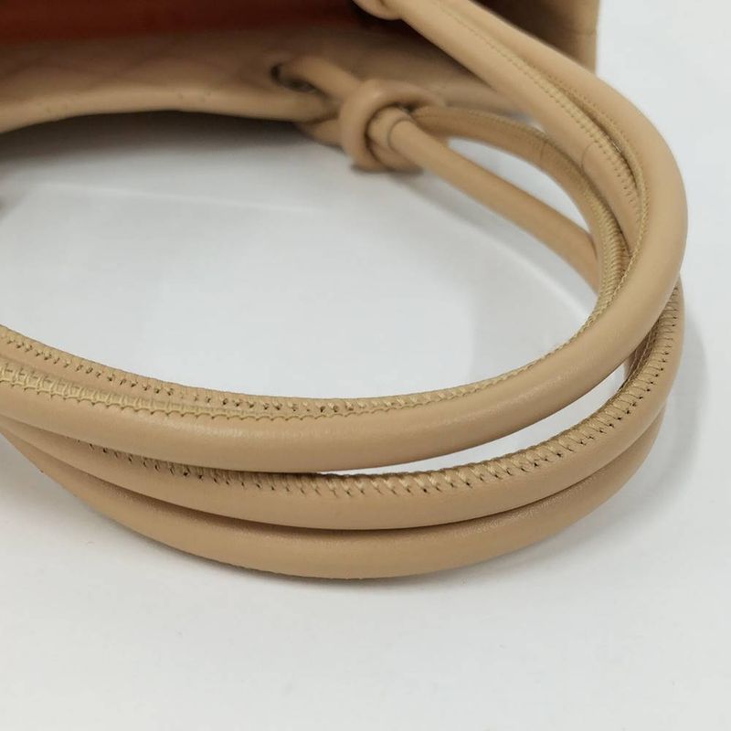 Chanel Cambonte Leather Beige Shoulder Bag