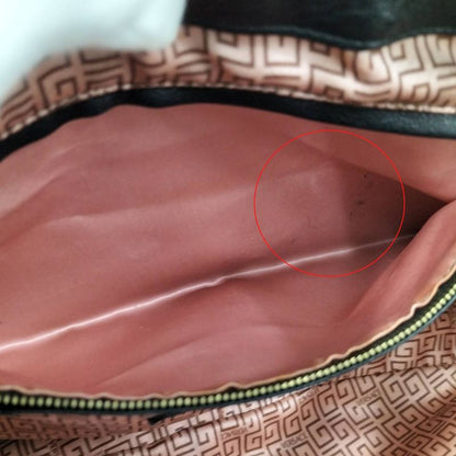 Versace Shoulder Bag Leather Black