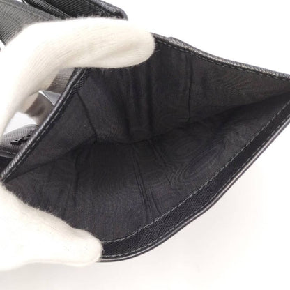 Prada Bifold Wallet Leather Black
