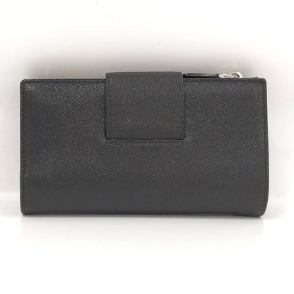 Prada Bifold Wallet Leather Black