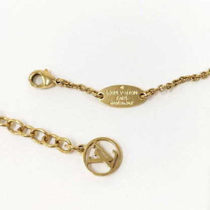 Louis Vuitton Necklace Essential Plated Gold
