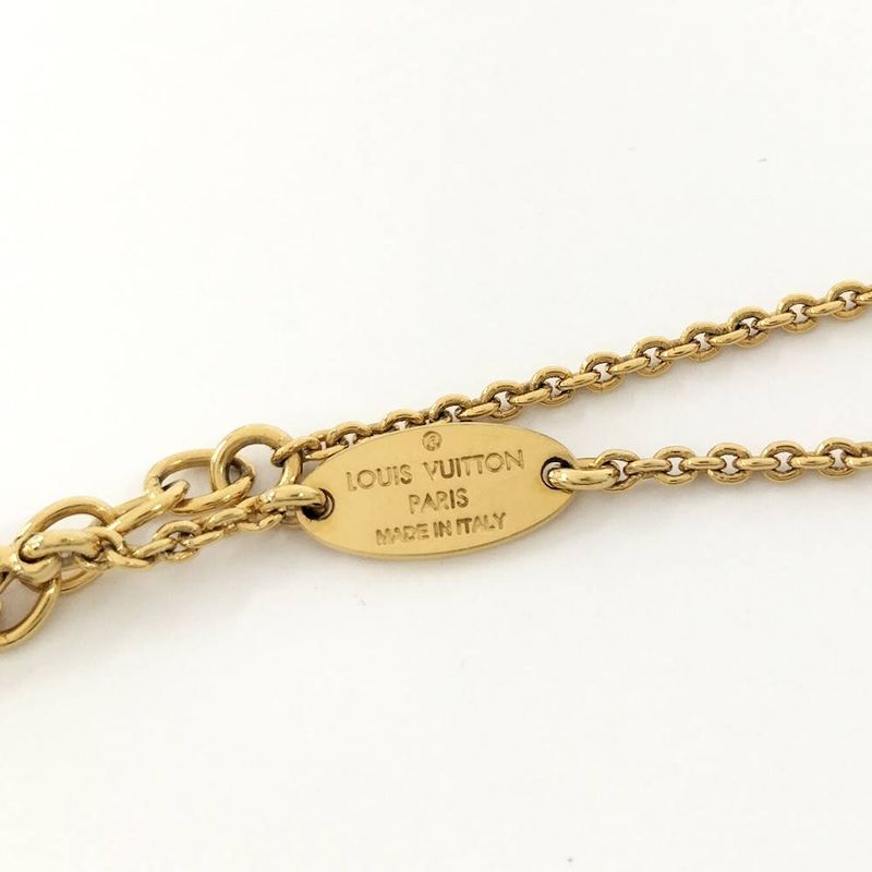 Louis Vuitton Necklace Essential Plated Gold