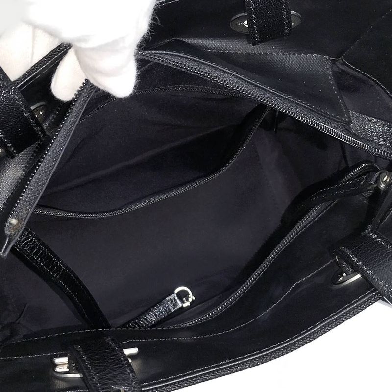 Chanel Paris Biarritz Tote PM Leather Black