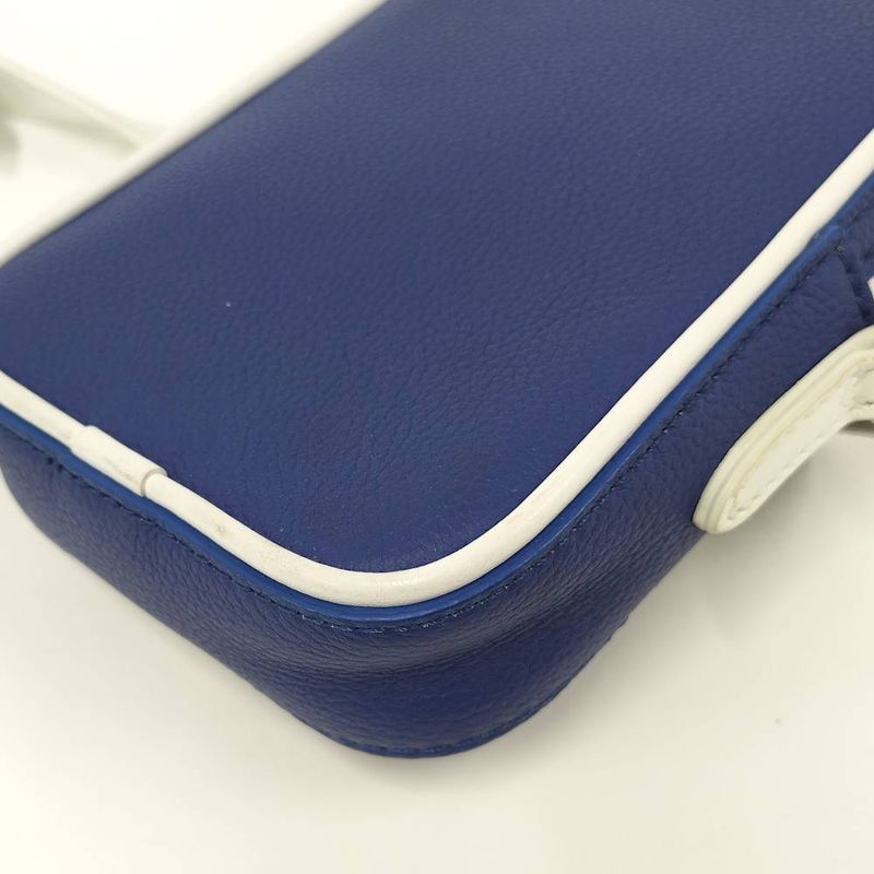 Louis Vuitton Everyday LV Danube Ppm Leather Blue White Shoulder Bag