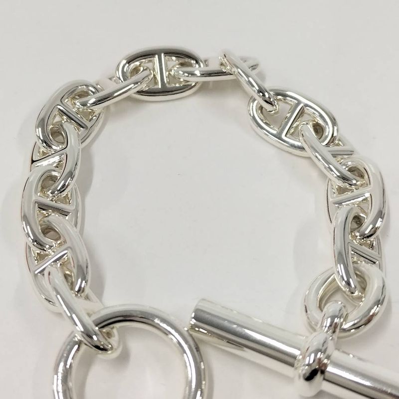 Hermes Chaine D'ancre MM Bracelet 13 Links Silver