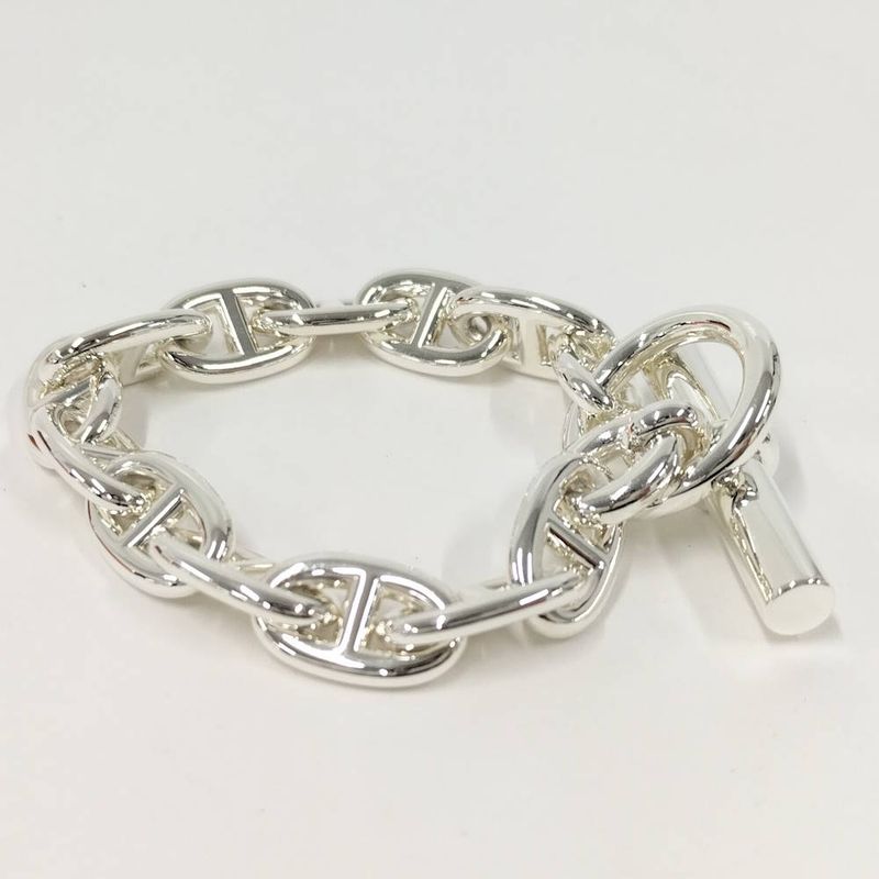 Hermes Chaine D'ancre MM Bracelet 13 Links Silver