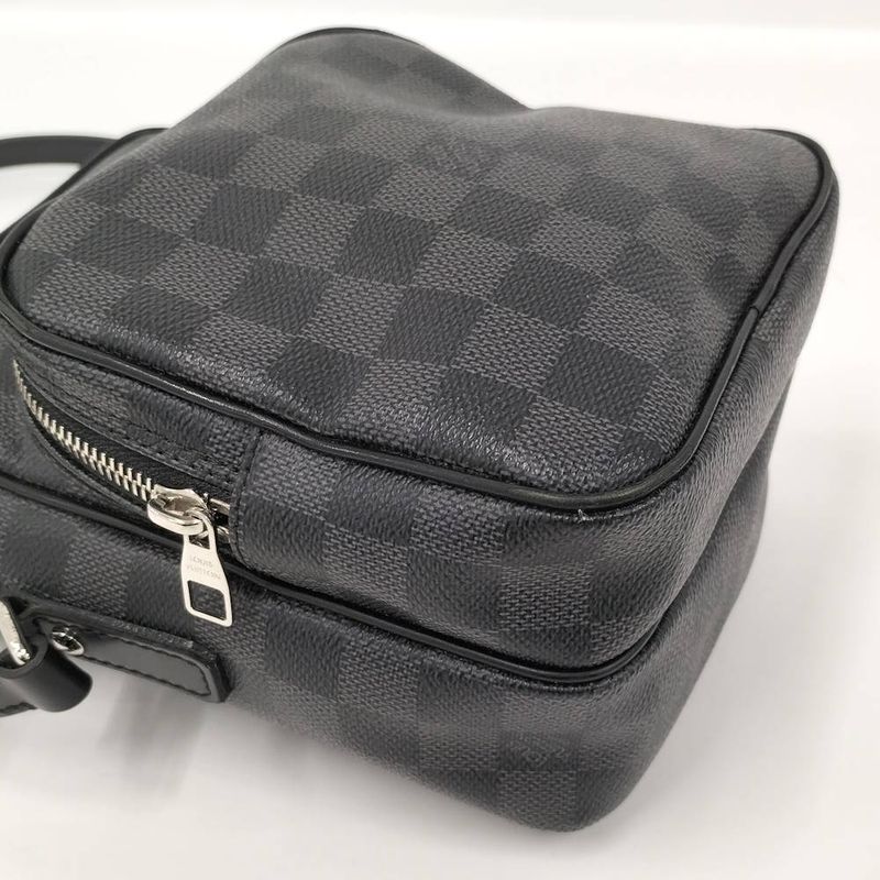 Louis Vuitton Rem Shoulder Bag Damier Graphite