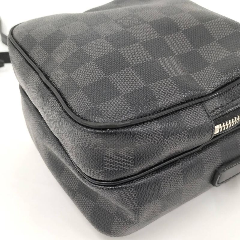 Louis Vuitton Rem Shoulder Bag Damier Graphite