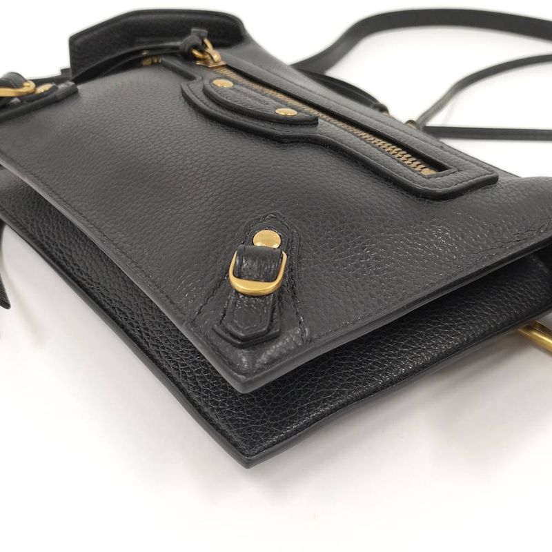 Balenciaga Shoulder Bag Neo Classic Leather Black