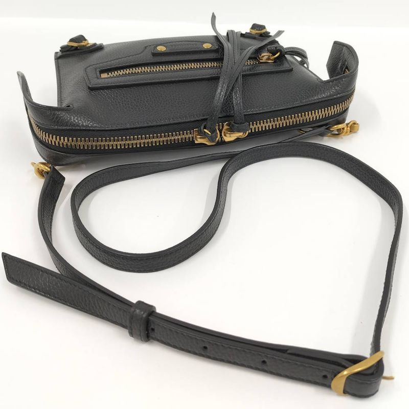 Balenciaga Shoulder Bag Neo Classic Leather Black