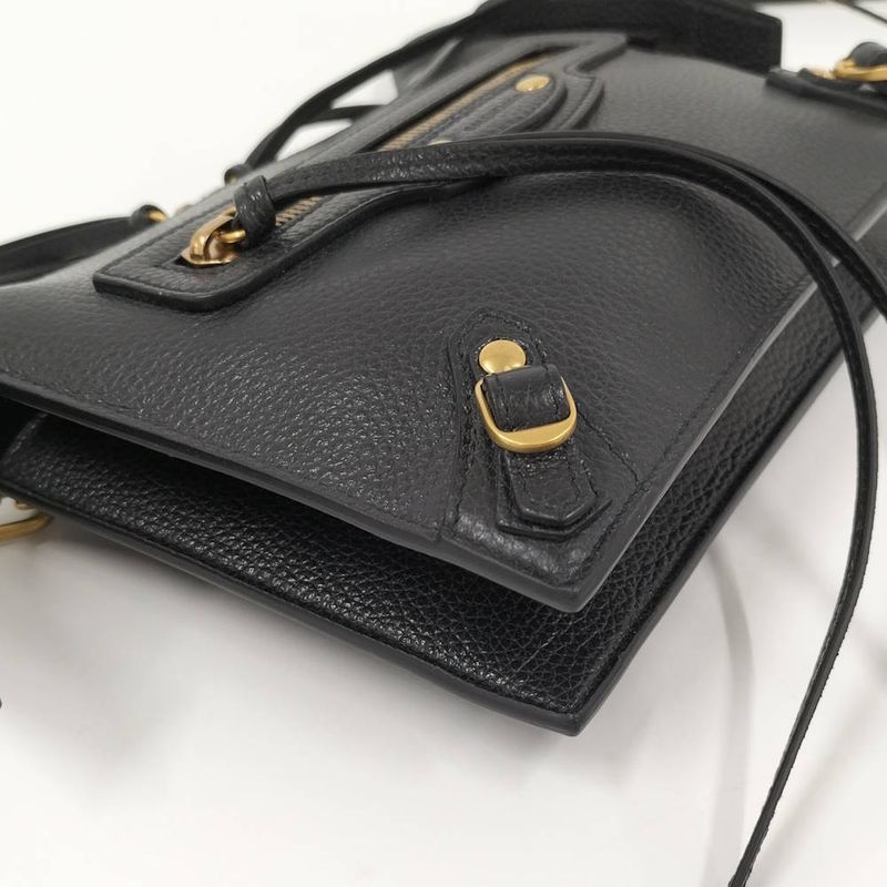 Balenciaga Shoulder Bag Neo Classic Leather Black