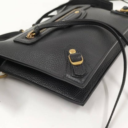 Balenciaga Shoulder Bag Neo Classic Leather Black