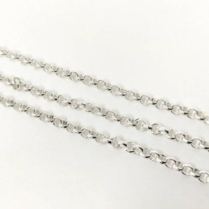 Hermes Chaine D'ancre Bank Necklace Silver