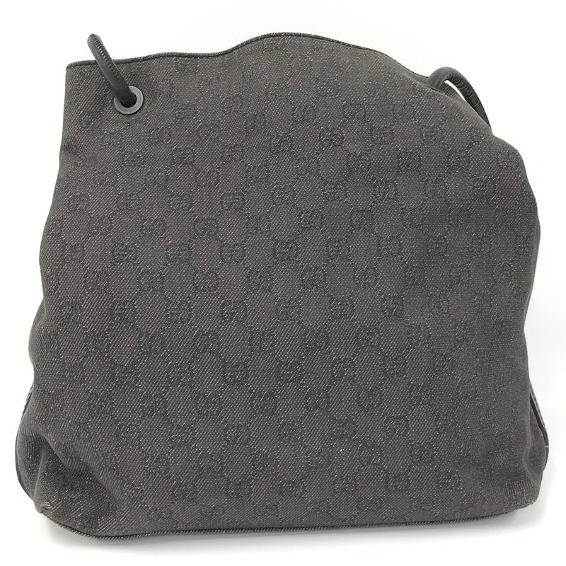 Gucci Shoulder Bag GG Canvas Black