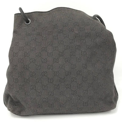 Gucci Shoulder Bag GG Canvas Black