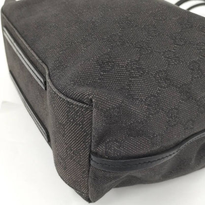 Gucci Shoulder Bag GG Canvas Black
