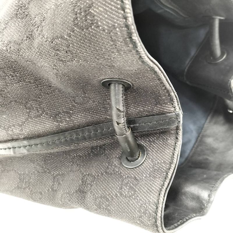 Gucci Shoulder Bag GG Canvas Black